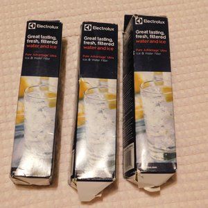 3 ELECTROLUX Water & Ice filter replacements EWF02 NIB